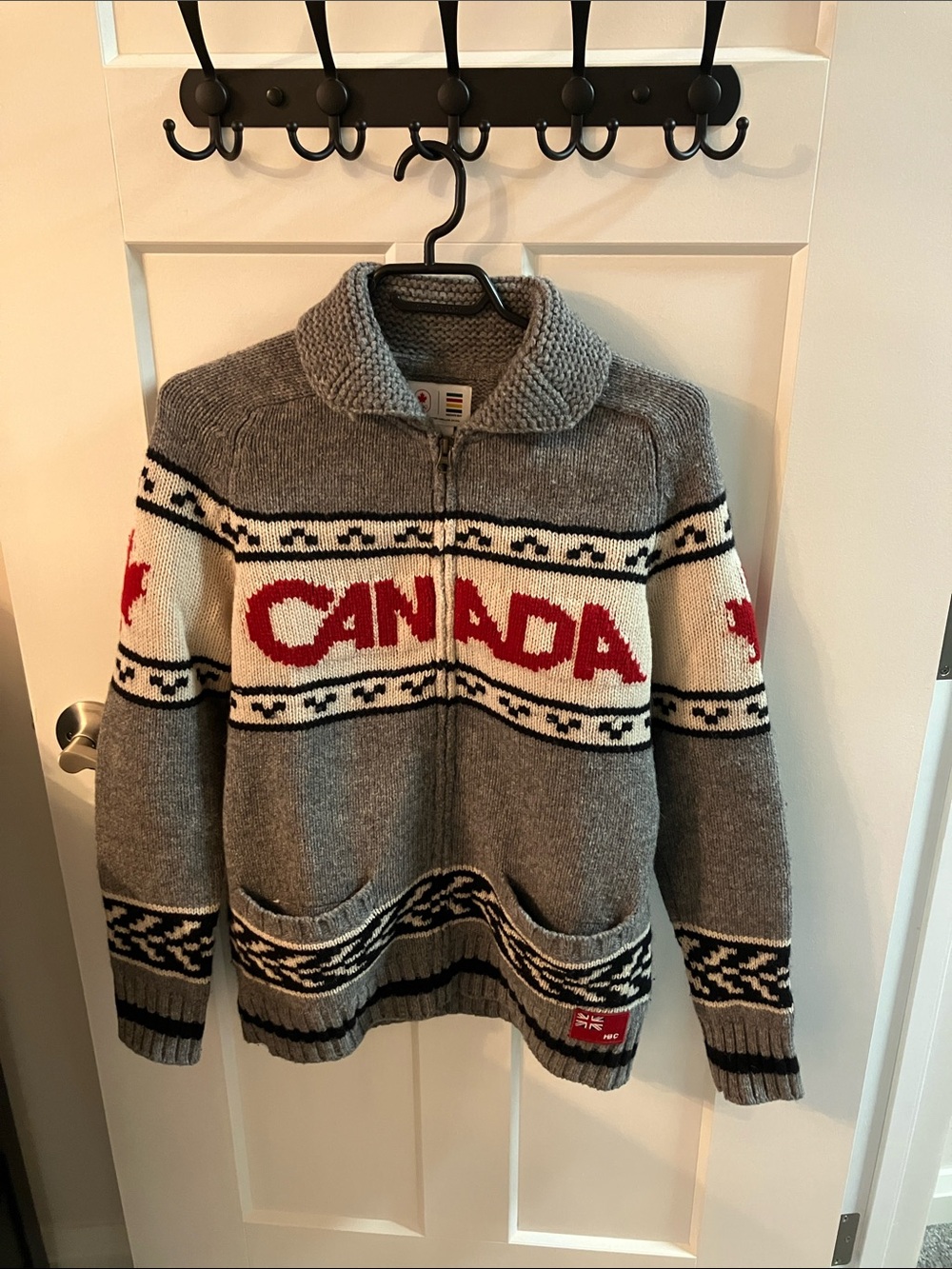 Women’s knit Hudson Bay zip cardigan